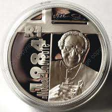 LOW LOW NUMBER 1274 ,2006 SILVER PROOF PROTEA DESMOND TUTU .!!!!