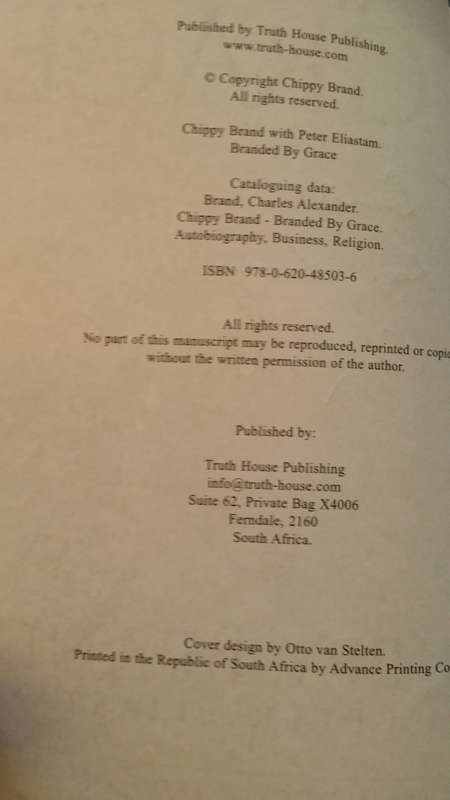 BOOKS - Branded by Grace - Chippy Brand