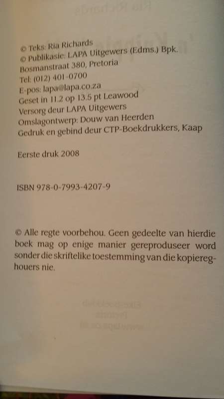 BOOKS - N Knippie Liefde - Ria Richards