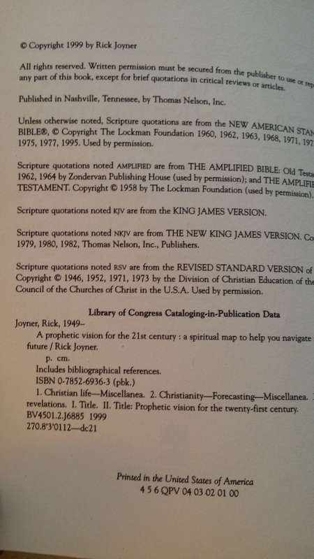 BOOKS - A Prophetic Vision for the 21 st Century - Rick Joyner