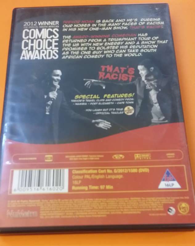DVD Trevor Noah: That`s Racist