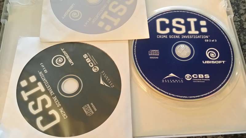 Games - PC CD -ROM - CSI Crime Scene Investigation 3 DISC