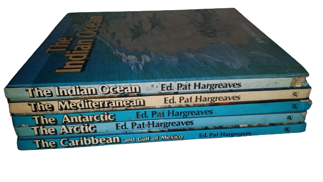BOOKS - Set of 5 Books Indian ocean , Mediterranean, Antarctic , Caribbean , Arctic