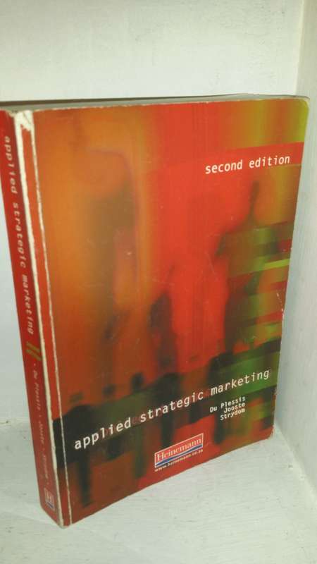 BOOKS SALE - Applied Strategic Marketing - Du Plessis , Jooste , Strydom
