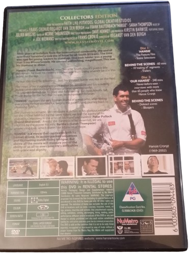 DVD -    Hansie