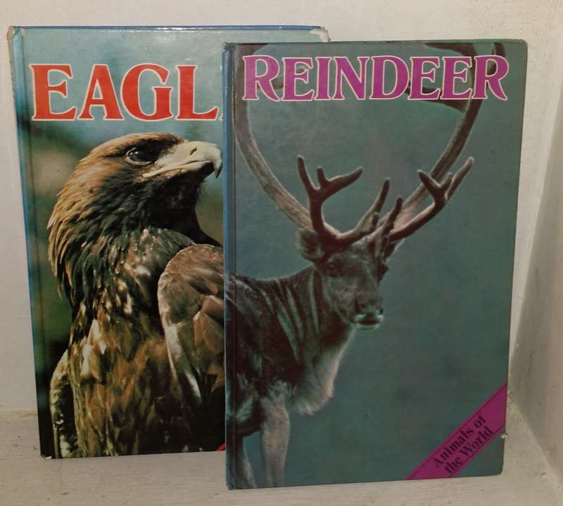 Books - Eagles , Reindeer 2 Books