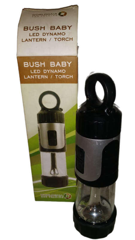 Bush Baby LED Dynamo Lantern / Torch Hand Powered