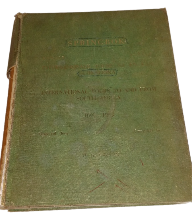 Book - Book : Springbok Annale Internassionale Toere na en van Suid afrika 1891 - 1964 Danie Craven