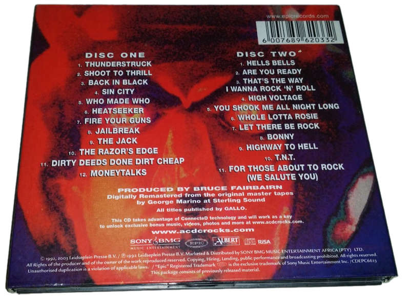 CD  -  AC/DC - Live 2 CD Collectors Edition