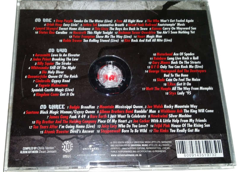CD  -  The Only Classic Rock Album you`ll ever Need 3 DISC`S