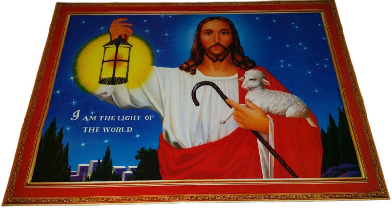 Poster -   Religious Poster - I am the Light of the World
