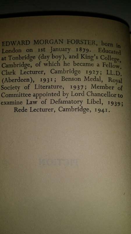 Books - EM Forster, A Passage to India