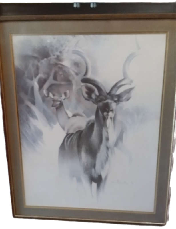 Art :  Framed Joan Beuche signed Print