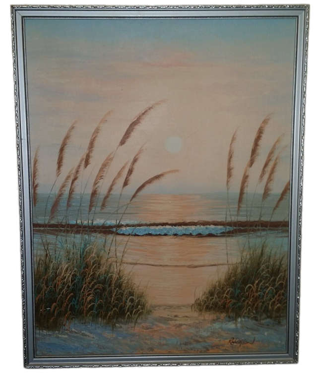 Art Painting -  Original Framed Painting signed Robertson -  art size 59 X 45 cm