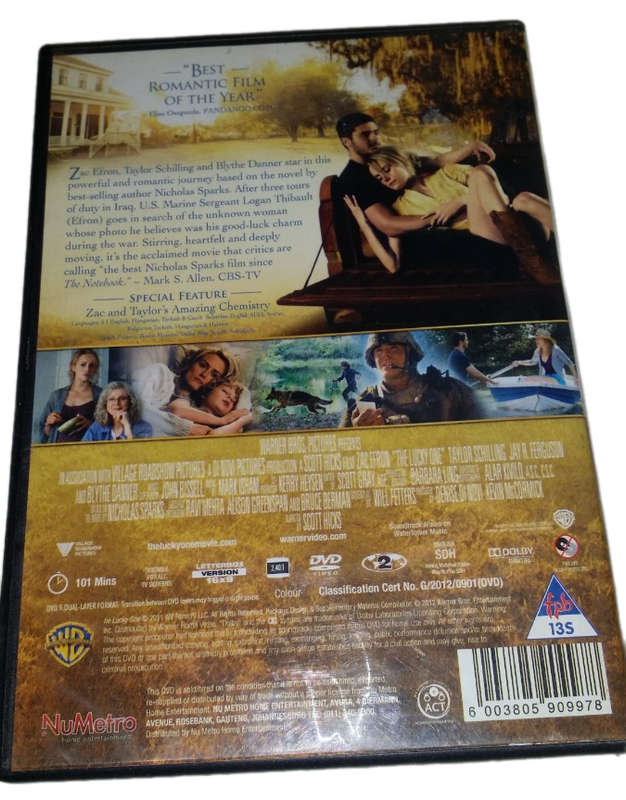 DVD movie  :The Lucky One