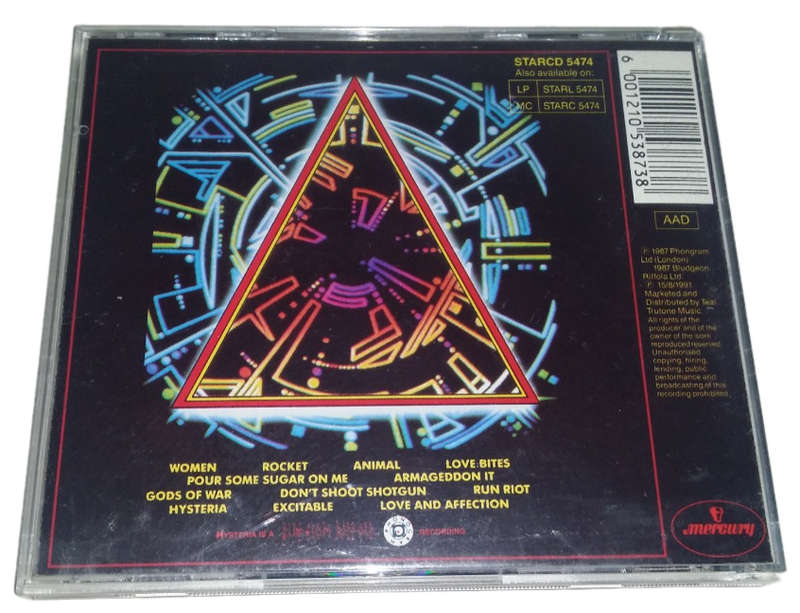 CD Music -Def Leppard Hysteria