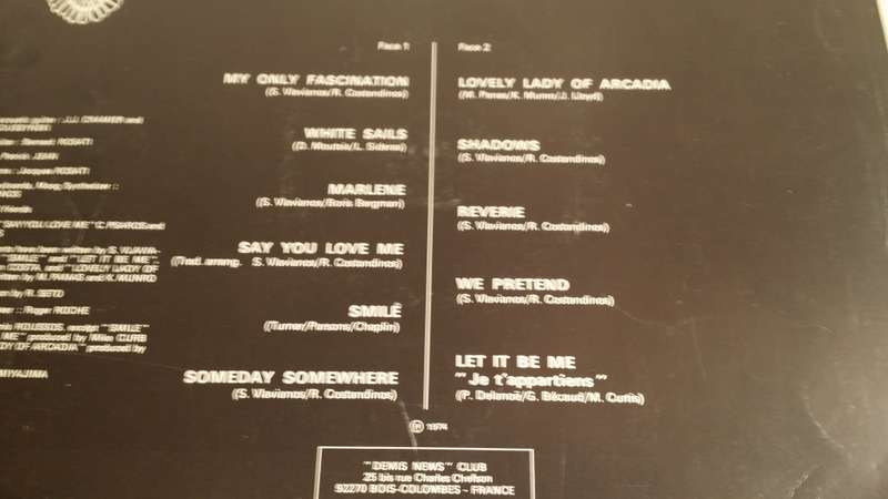 LP Vinyl Records -Demis Roussos My Only Fascination - Vintage