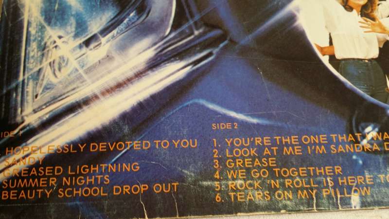 LP Vinyl Records -  Greased Lightning