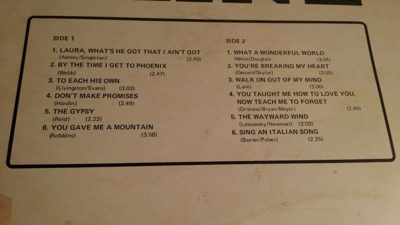 LP Vinyl Records -  The Best of Frankie Laine
