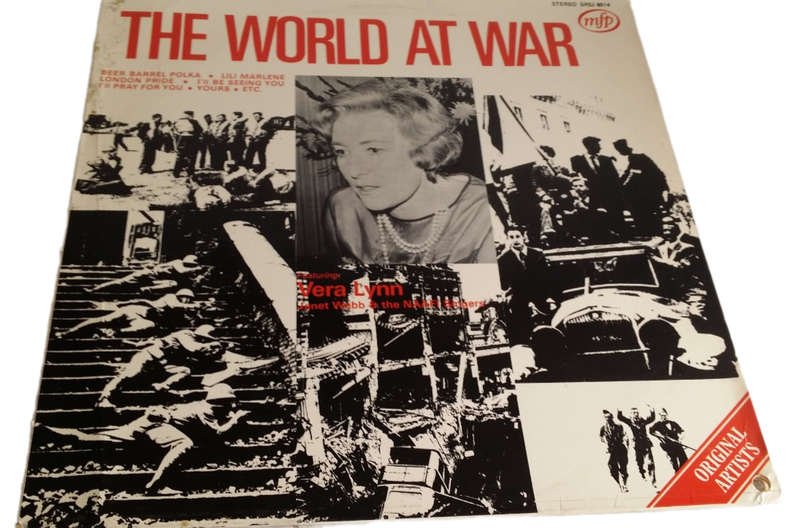 LP Vinyl Records - The World at War - Vera Lynn