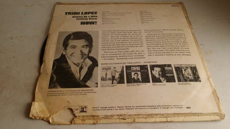 LP Vinyl Records - Trini Lopez