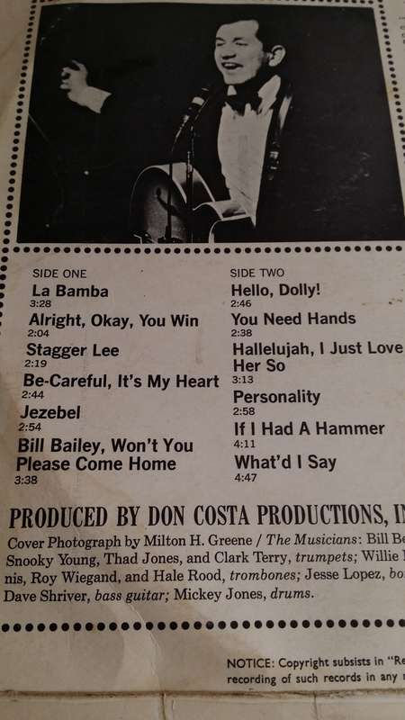 LP Vinyl Records - Trini Lopez