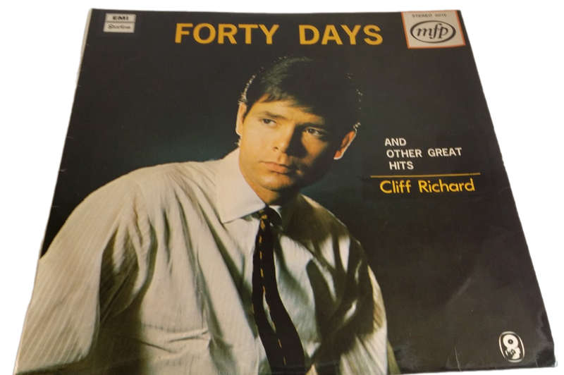 LP Vinyl Records - Cliff Richard , Forty Days