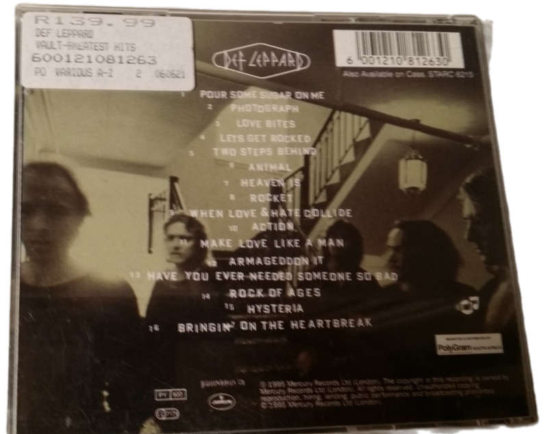 cd music - Def Leppard , Vault