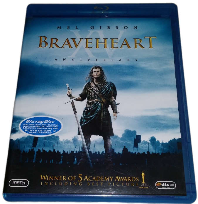 DVD Movie - Braveheart - Mel Gibson  (Blu-Ray Disc)