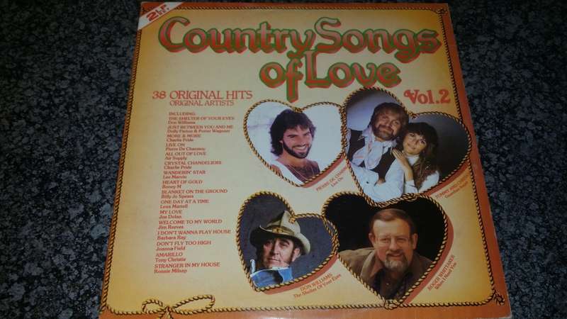 LP Vinyl Records  -  Country Song of Love 38 original hits