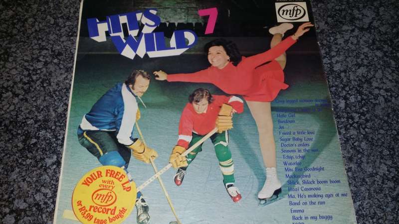 LP Vinyl Records  -  Hits Wild Seven