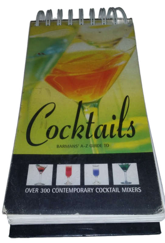 BOOKS   -  Cocktails , Barman`s A to Z  guide to over 300 contemporary mixers