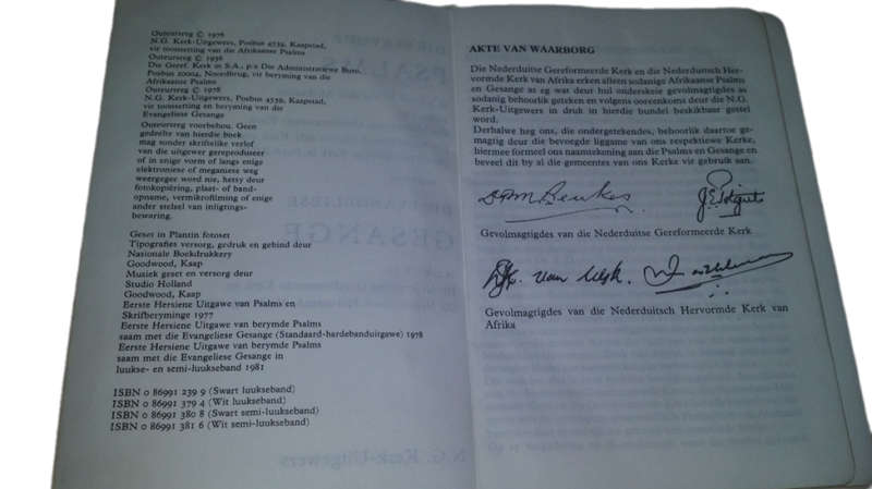 BOOKS   -Psalms  , Gesange - Signed