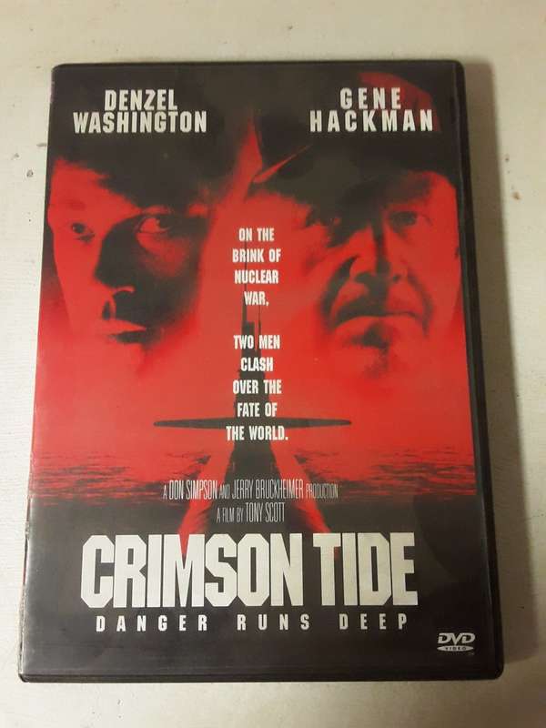DVD movie  :  Crimson Tide , Denzel Washington , Gene Hackman     excellent condition