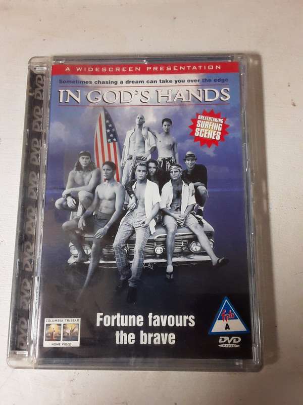 DVD movie In God`s Hands serfing    excellent condition