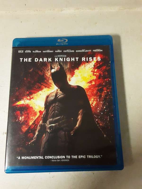 DVD movie blu ray   The Dark Knight Rises