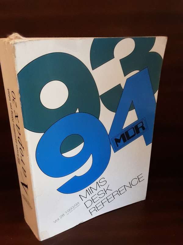 BOOKS  - MIMS Desk Reference medical