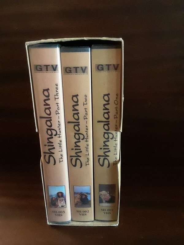 Shingalana The Little Hunter , the full story VHS Wildlife 3 Tapes