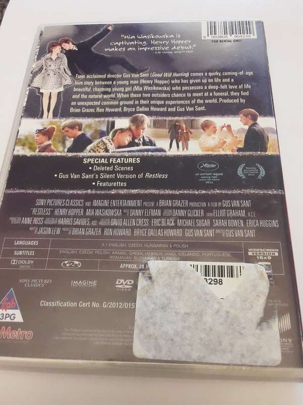 DVD Movie -  Restless , excellent condition