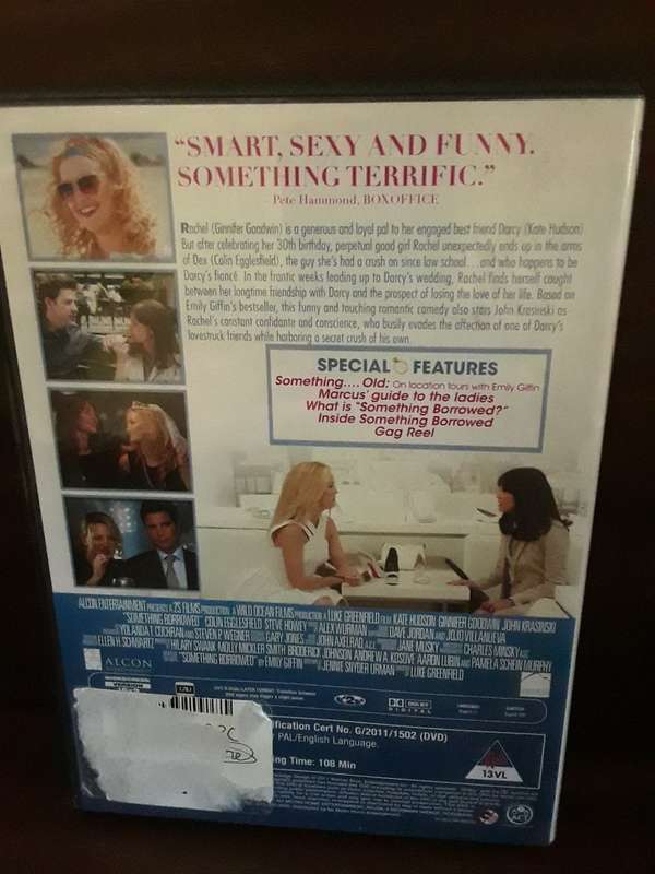 DVD Movie -  Something Borrowed   , excellent condition