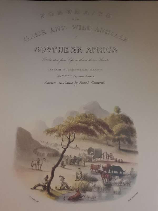 Books :    Portraits of the Game and Wild Animals of Southern Africa  1840