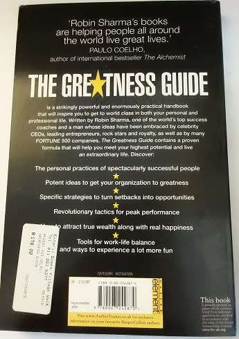 Books  :  The Greatness Guide  , Robin Sharma