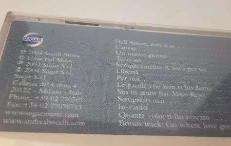 CD music - Andrea Bocelli