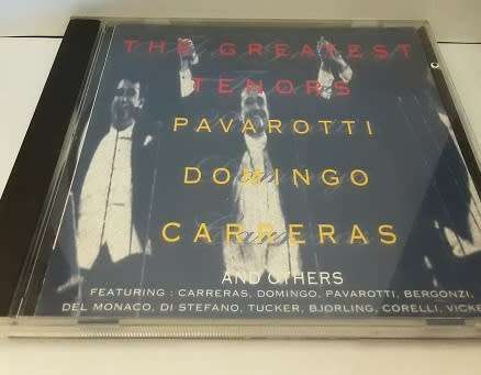 CD music - The Greatest Tenors , Pavarotti , Domingo , Carreras