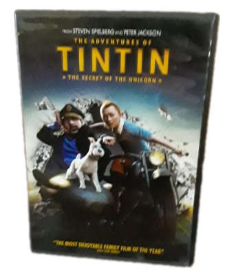 DVD Movie - TinTin Secret of the Unicorn , good condition