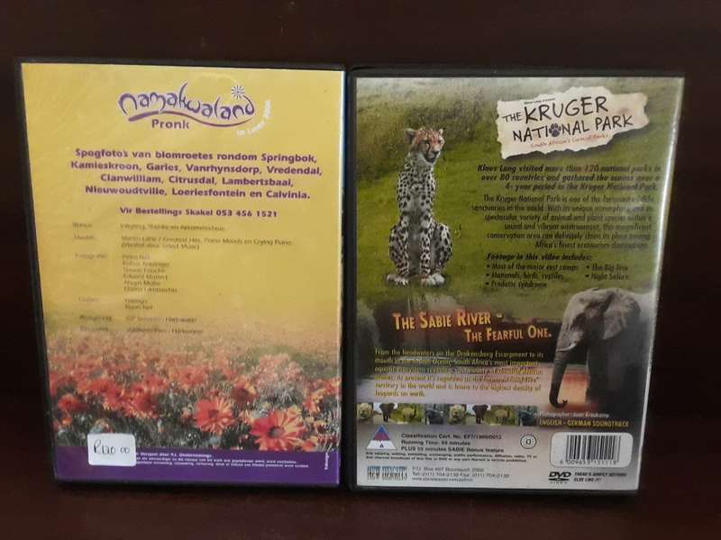DVD Movie - Namakwaland and Kruger National Park  , good condition