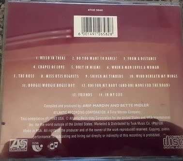 CD MUSIC  -  Bette  Midler Greatest Hits