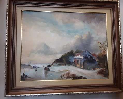 Art Painting -  Framed Painting 62cm x 53cm