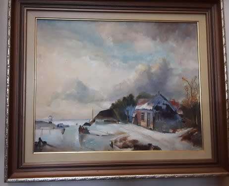 Art Painting -  Framed Painting 62cm x 53cm