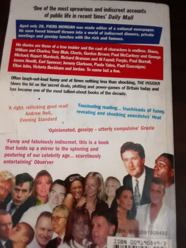 Books -  The Insider , Piers Morgan